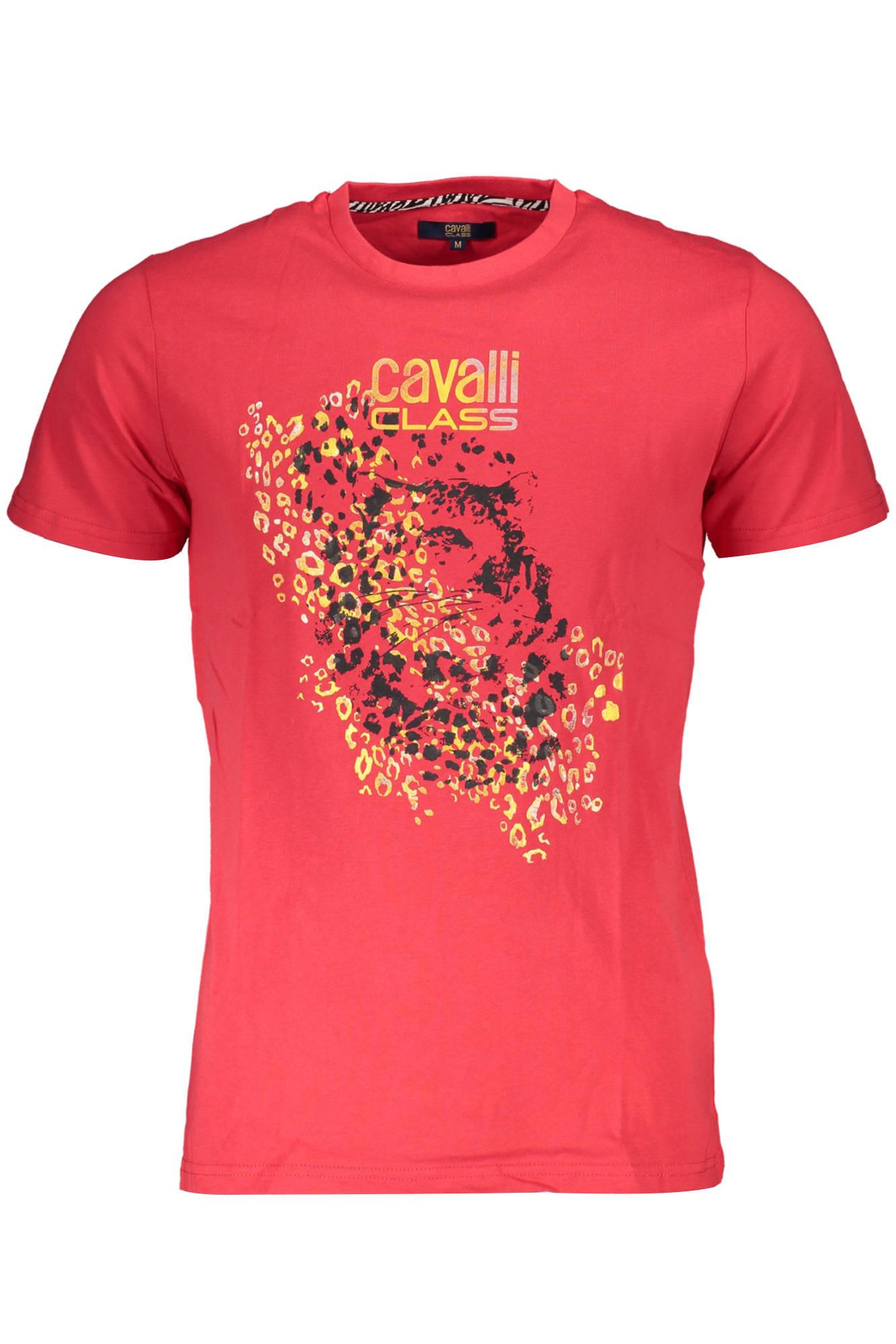 CAVALLI CLASS Muška majica QXT61V-JD060_ROSSO_02000, Crvena