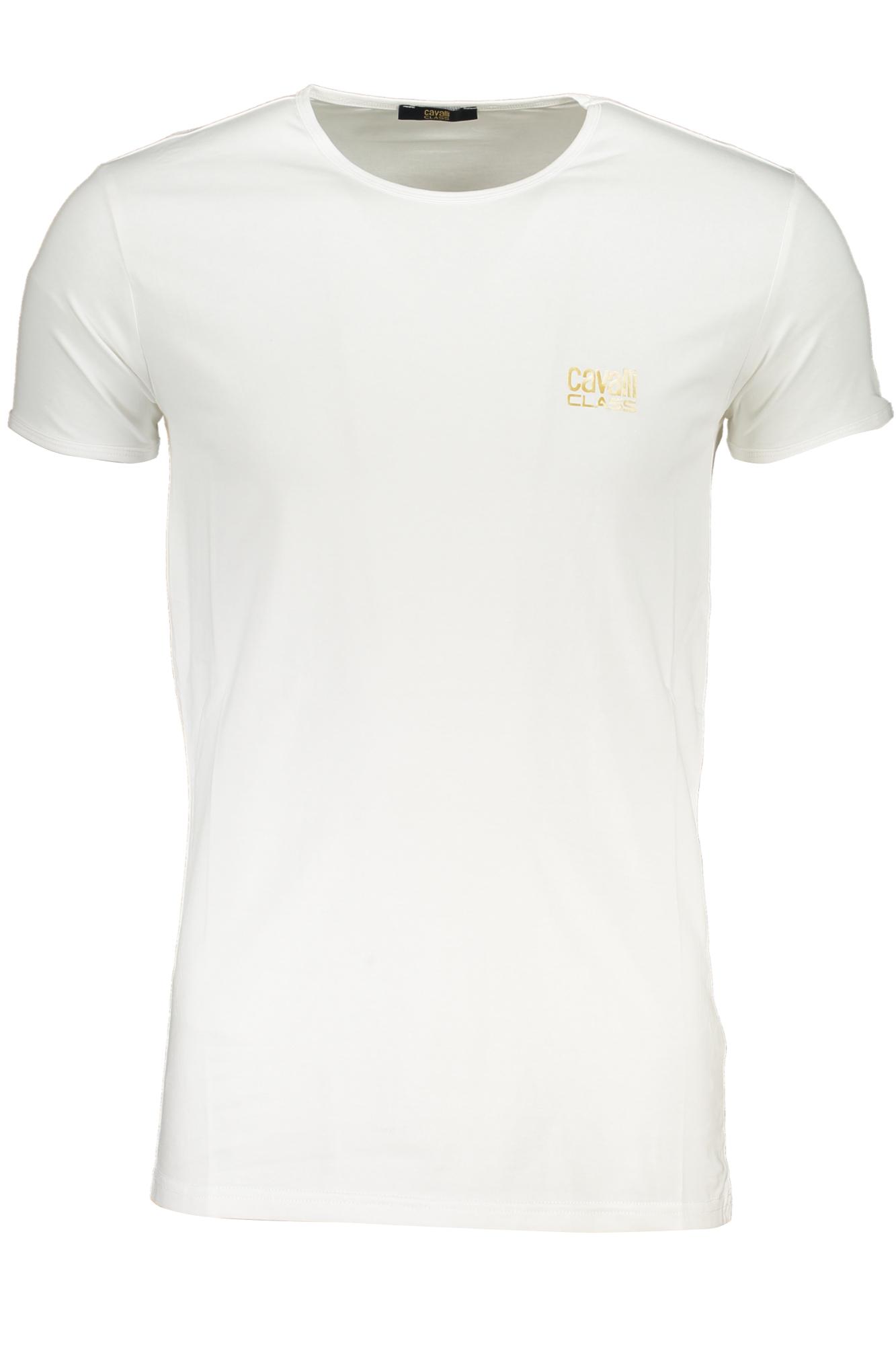 CAVALLI CLASS Muška majica Slim Maniche Corte, Bela
