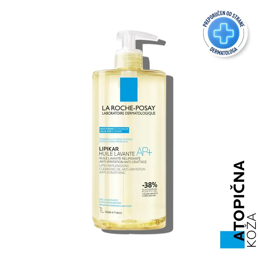 LA ROCHE-POSAY Ulje za kupanje Lpr Lipikar Huile Lavante AP+, 1 L