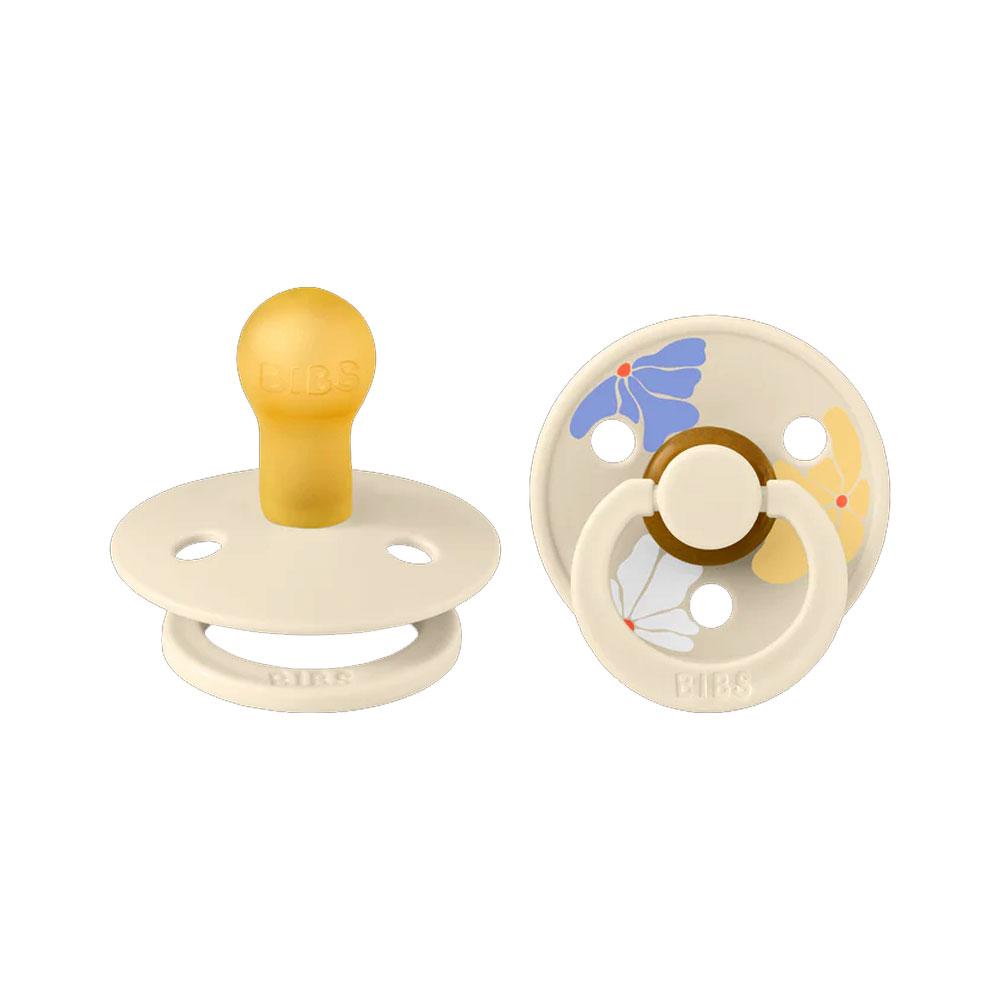 BIBS STUDIO Varalica Morning bloom Ivory, 0-6m, 2 komada, Šarena