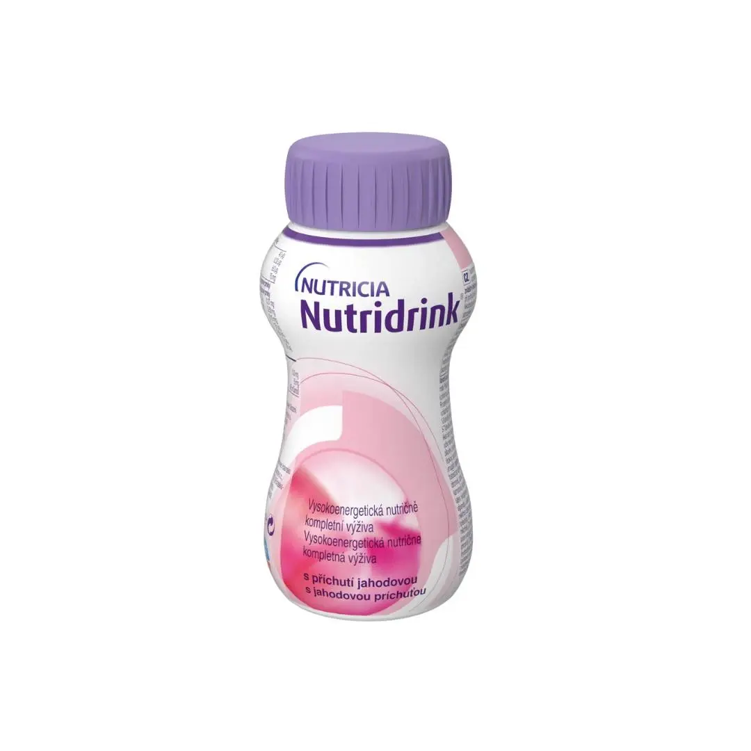 NUTRICIA Visokoenergetska tečna hrana Nutridrink, Jagoda, 200ml