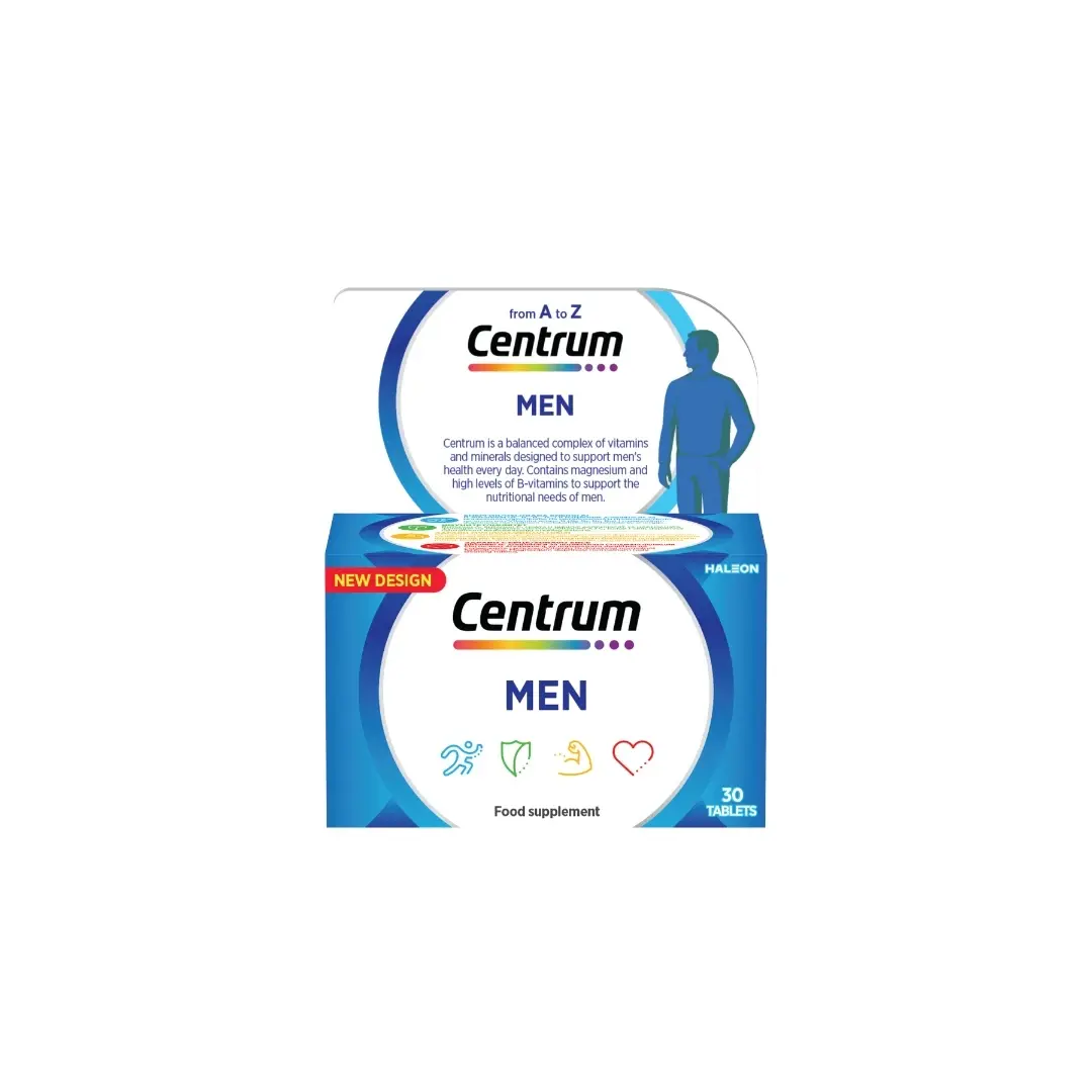CENTRUM Kompleks vitamina i minerala Men, 30 tableta