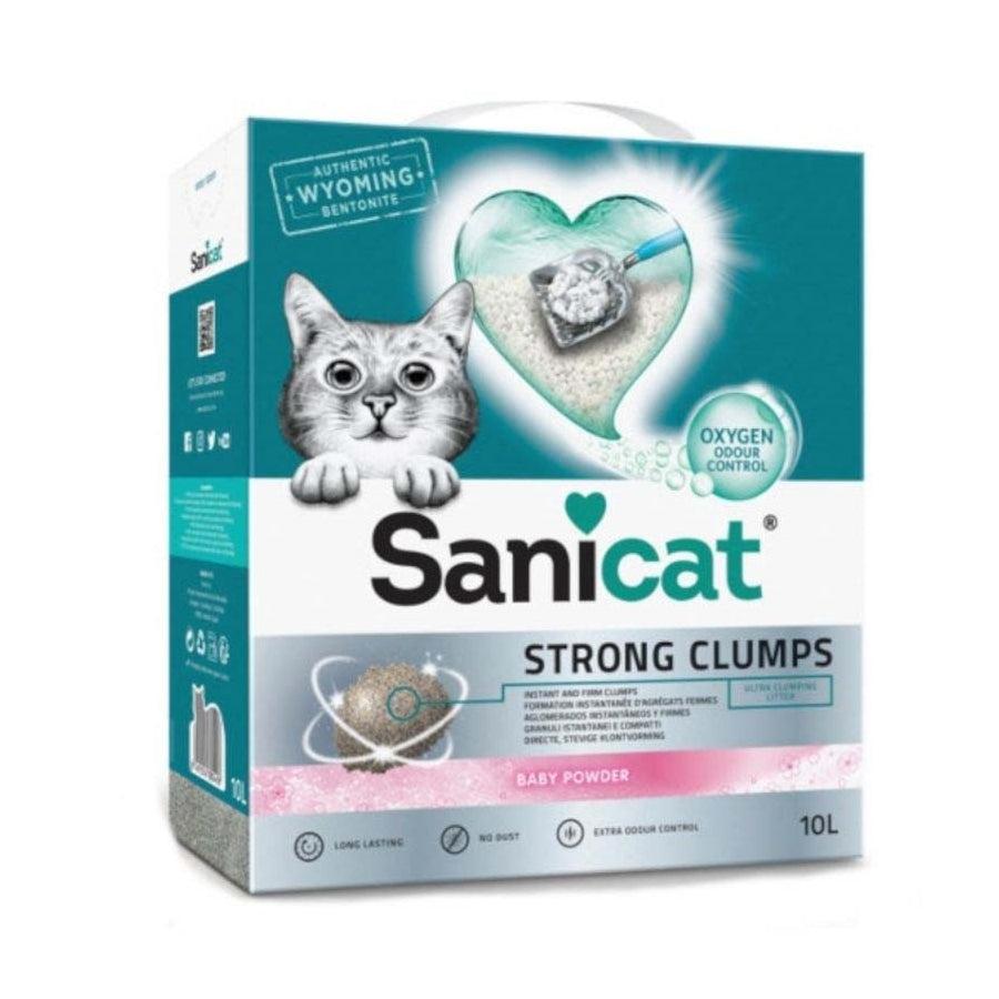 SANICAT Grudvajući posip za mačke Strong Clumps Bentonit 6l