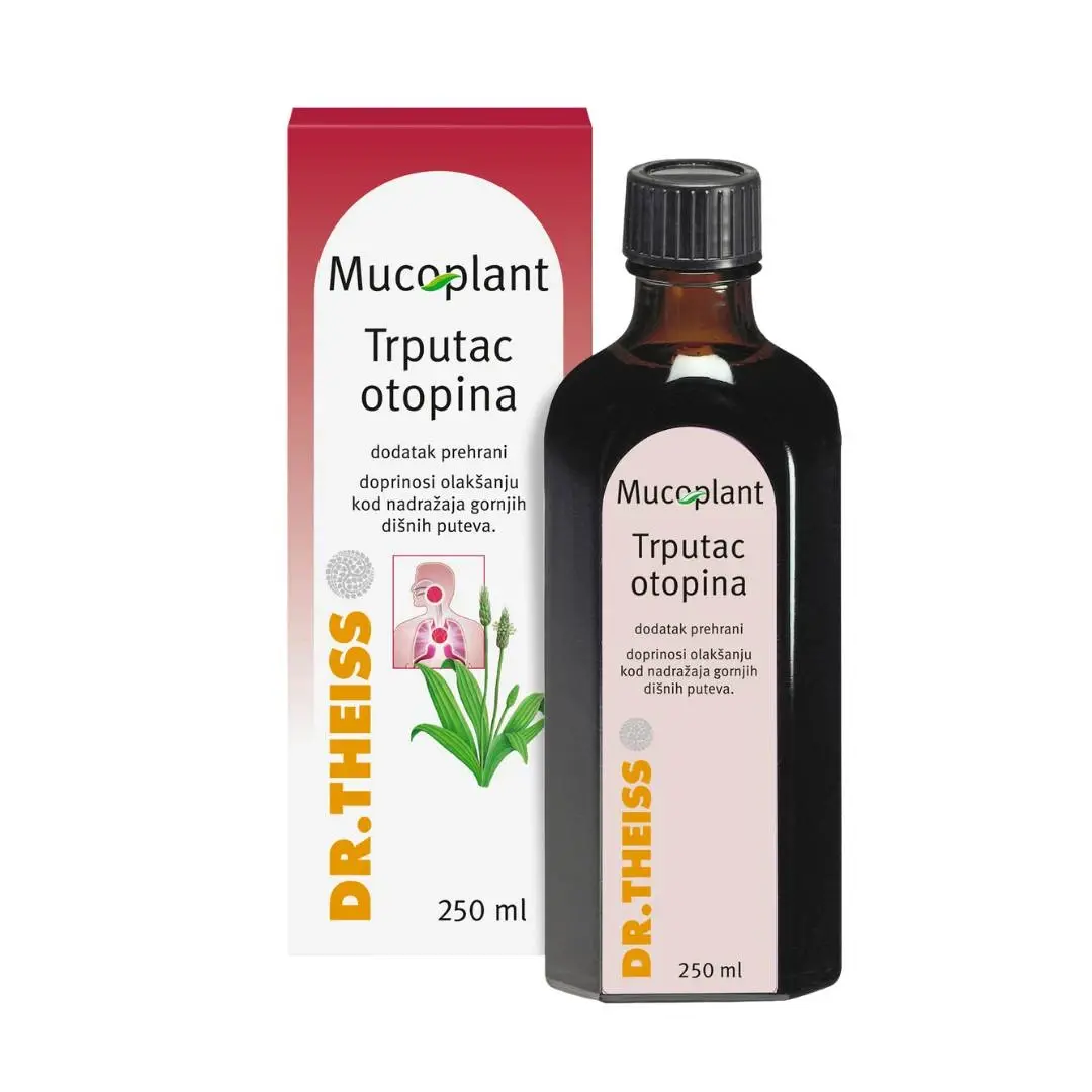 DR.THEISS Sirup za suvi kašalj Mucoplant, Bokvica, 250ml