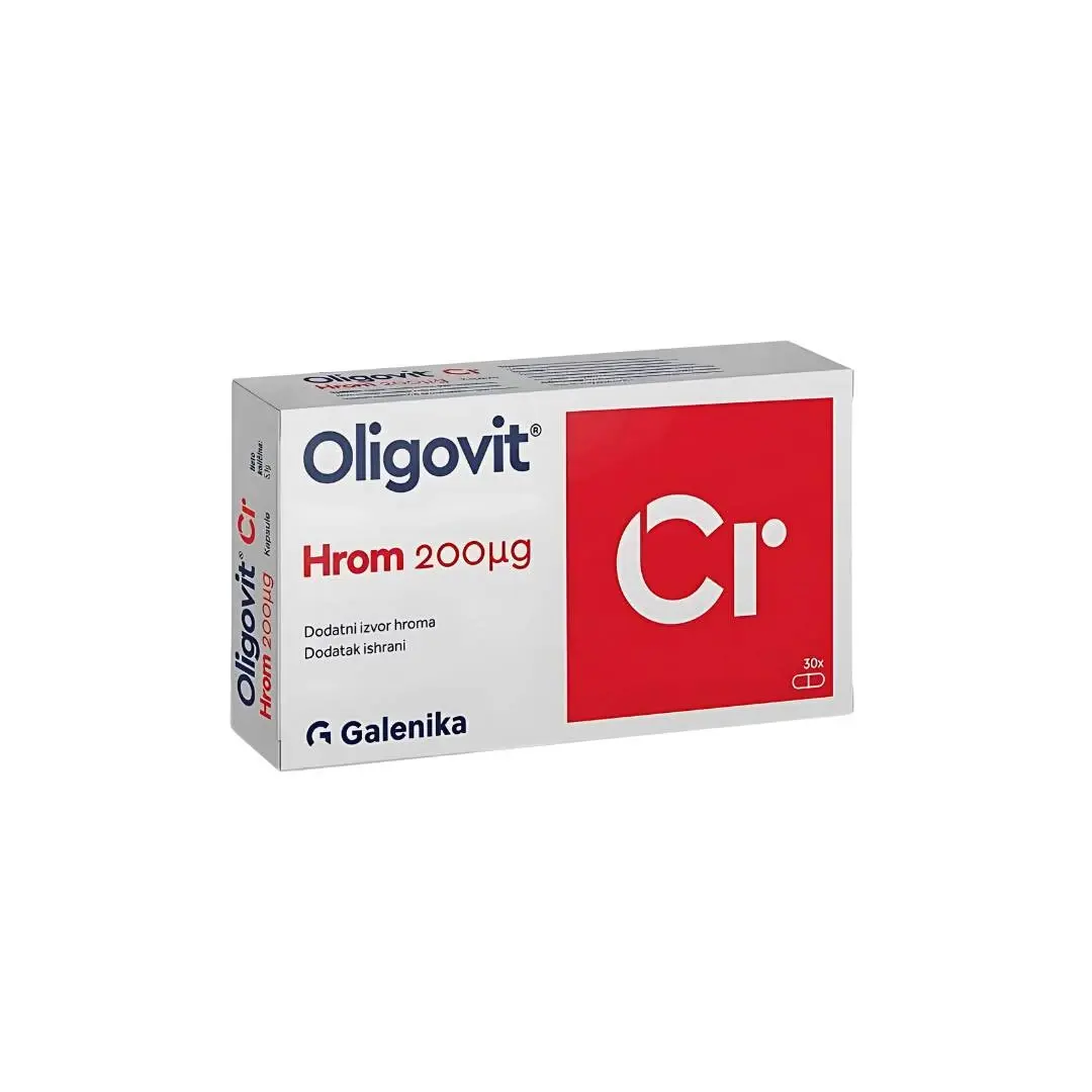 GALENIKA Kapsule Oligovit Hrom Cr, 200 mcg, 30 Kapsula