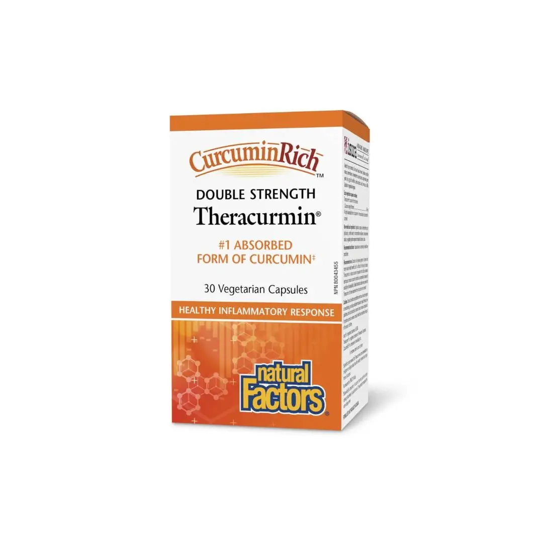 NATURAL FACTORS Kapsule CurcuminRich Double Strength Theracurmin, 30 Kapsula