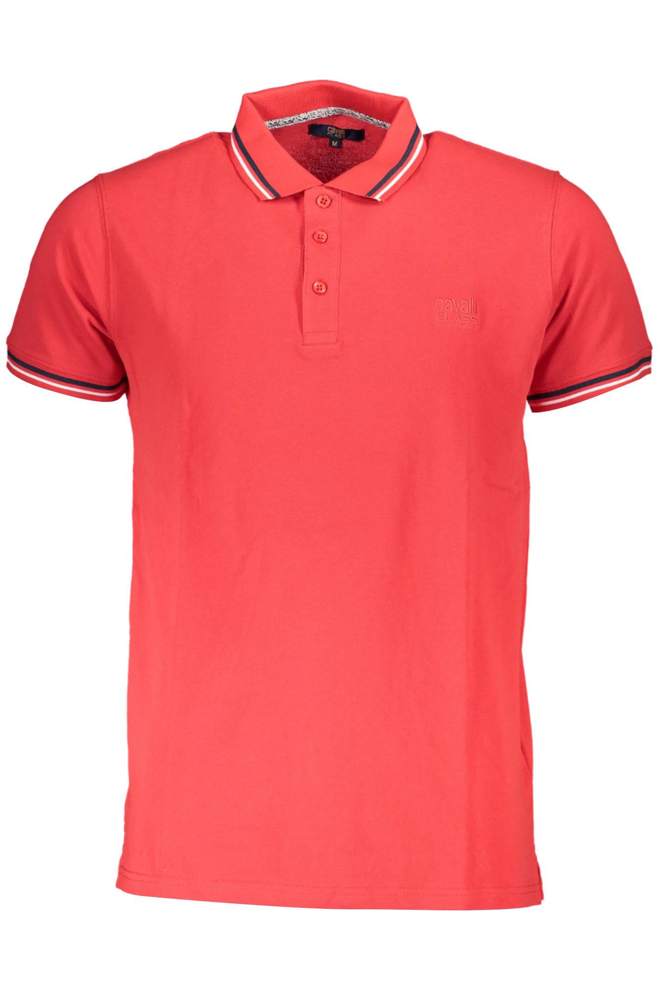 CAVALLI CLASS Muška polo majica QXT64S-KB002_ROSSO_02000, Crvena