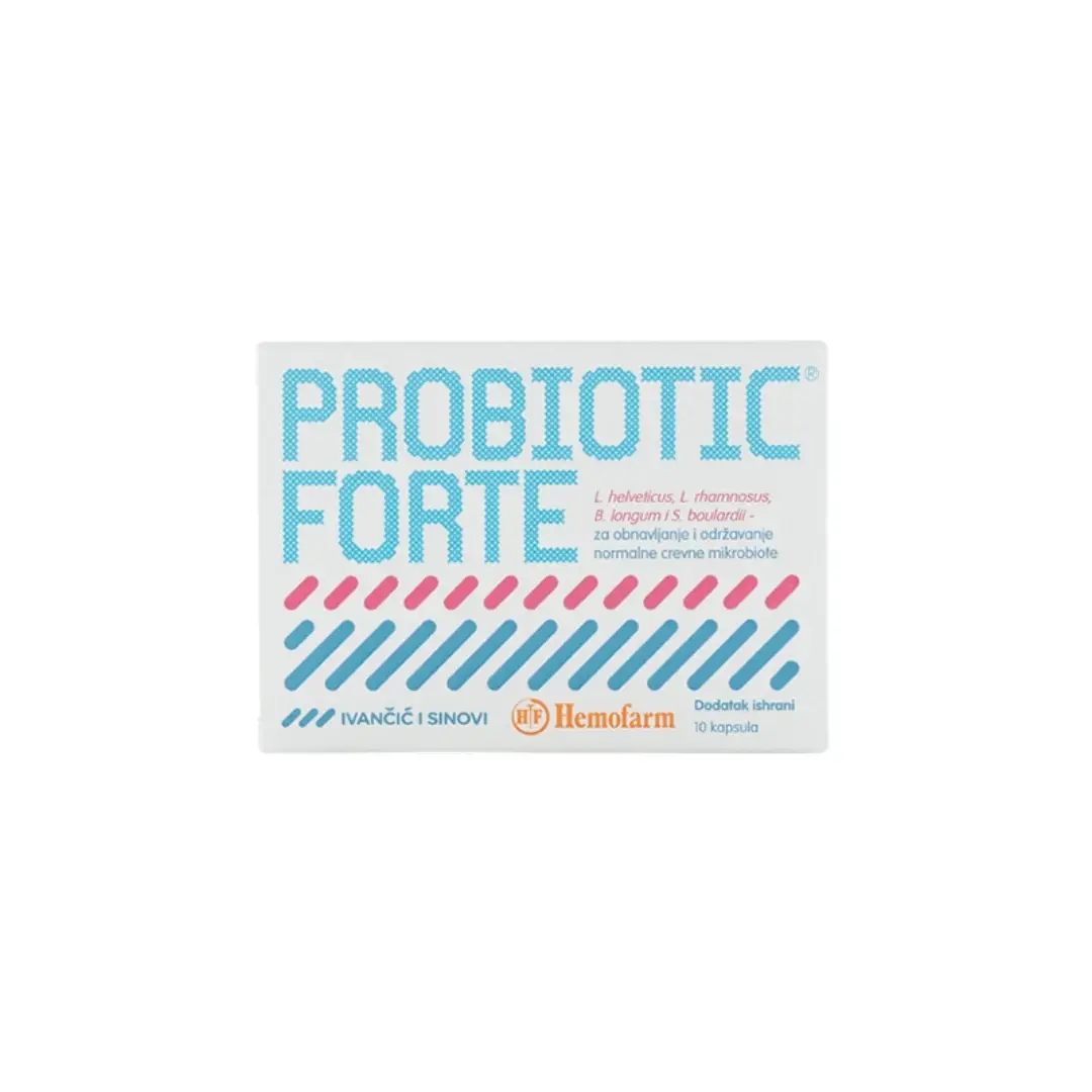 HEMOFARM Dodatak ishrani Probiotic Forte, 10 kapsula