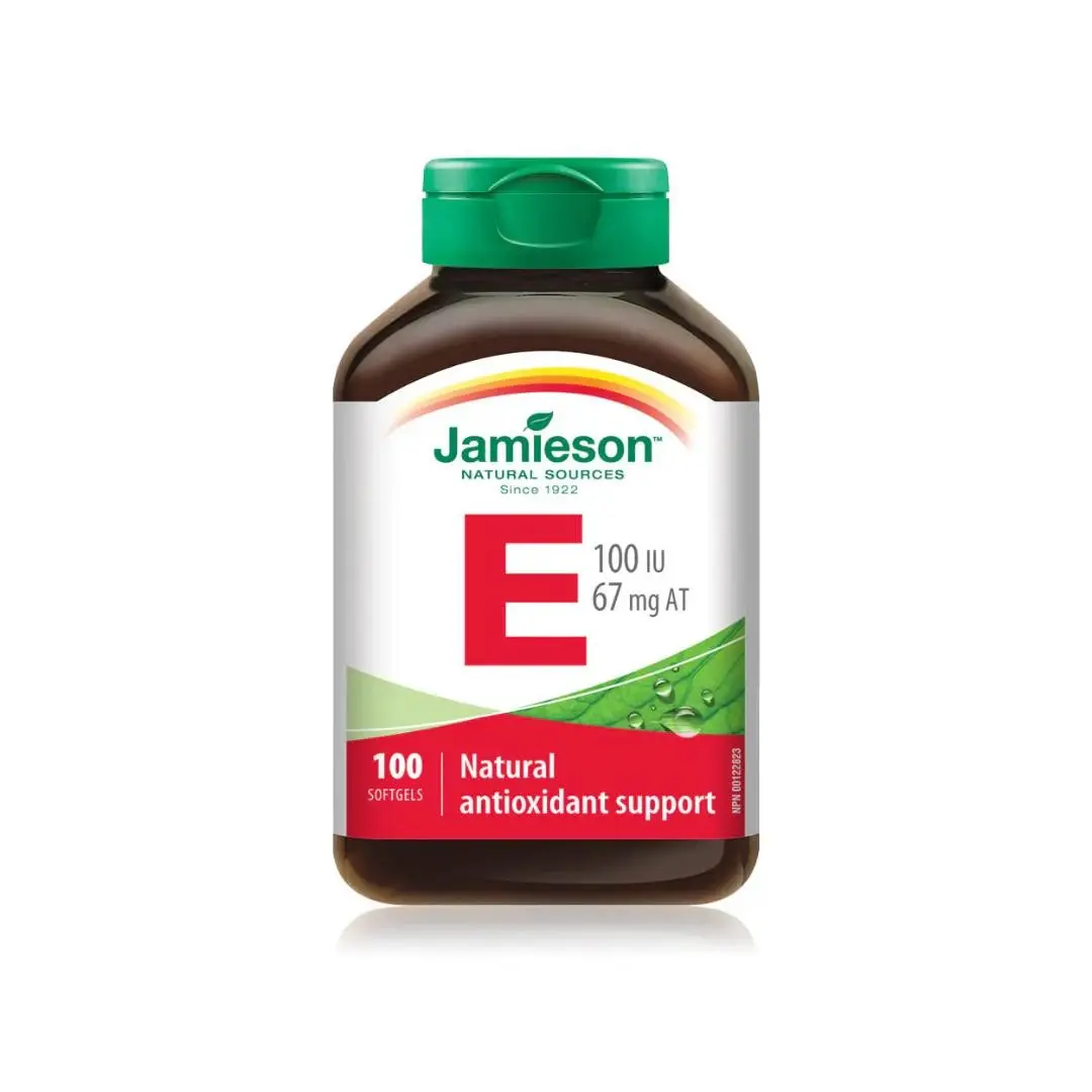 JAMIESON Antioksidans Vitamin E, 100 IU, 100 kapsula