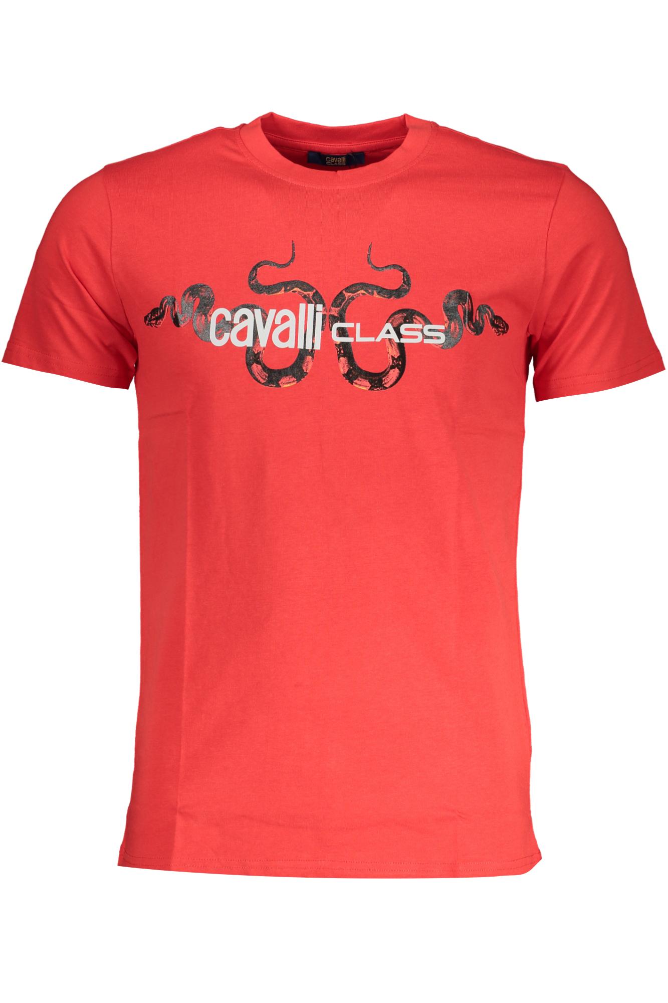 CAVALLI CLASS Muška majica QXT63GJD060_RO02000, Crvena