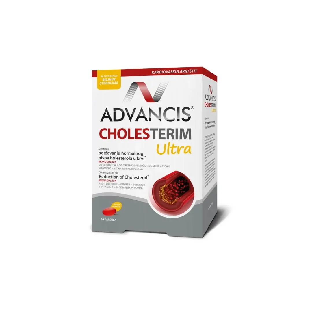 ADVANCIS Kapsule Cholesterim Ultra, 30 Kapsula