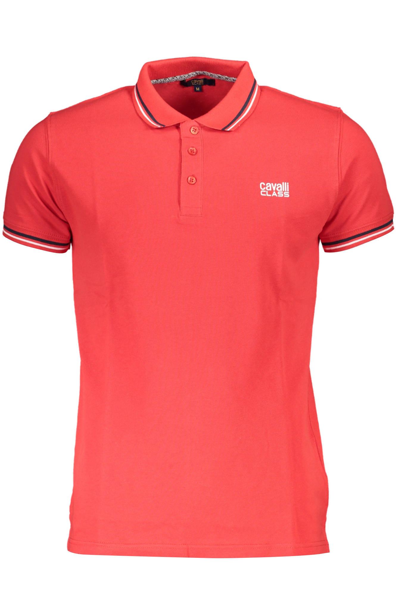 CAVALLI CLASS Muška polo majica QXT64T-KB002_ROSSO_02000, Crvena