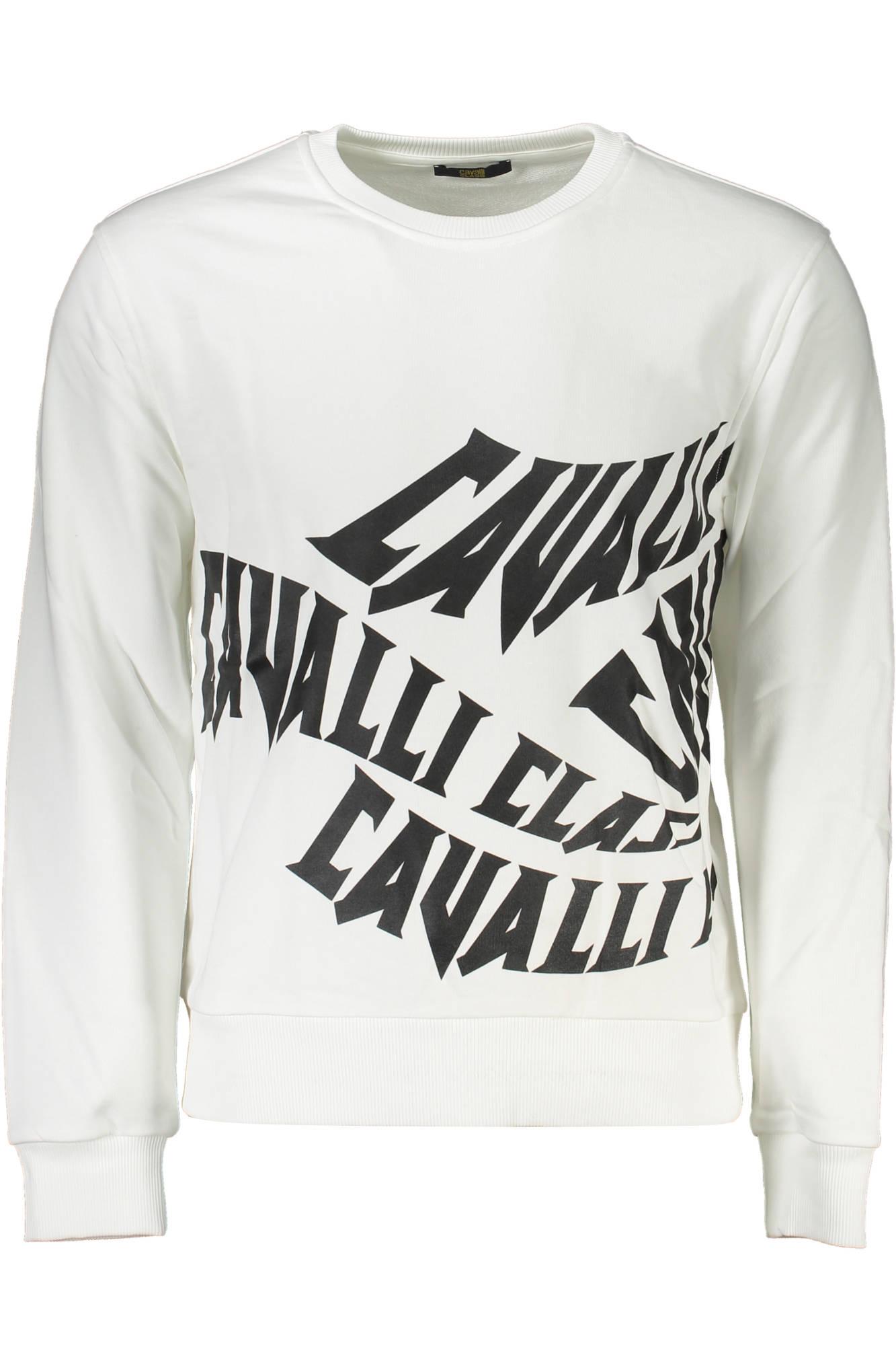CAVALLI CLASS Muški duks QXT65B-CF062_BIANCO_00053, Beli