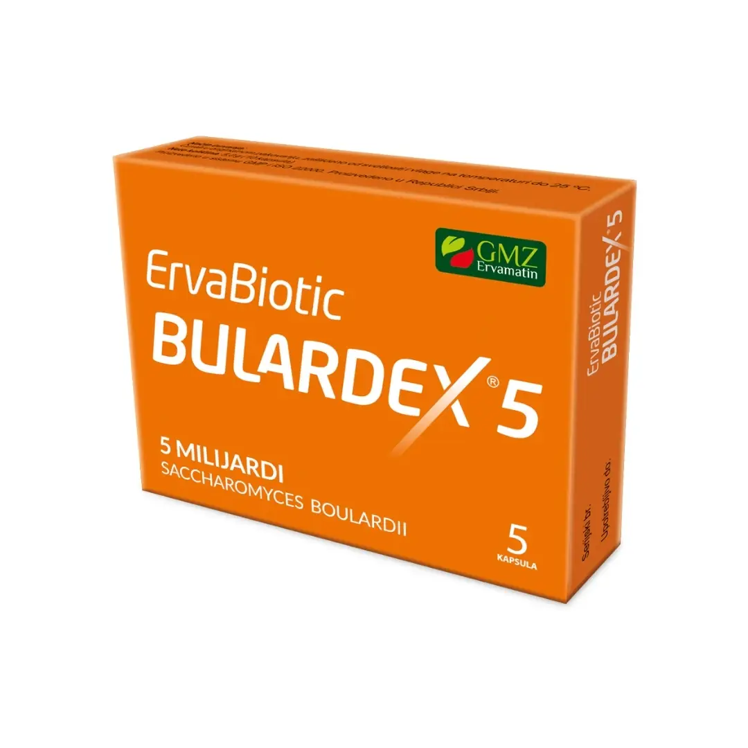 GMZ ERVAMATIN ErvaBiotic Bulardex 5 Kapsule, 250mg, 5 kapsula