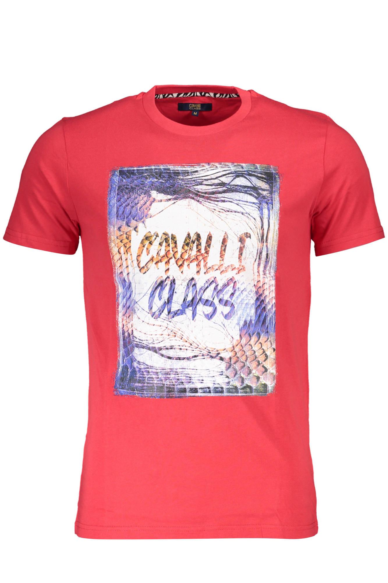 CAVALLI CLASS Muška majica QXT61O-JD060_ROSSO_02000, Crvena