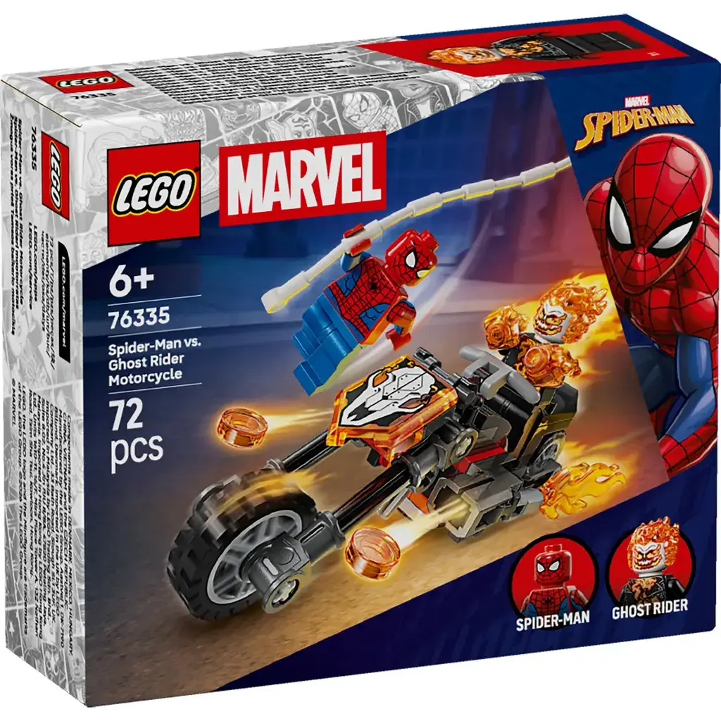 Lego Marvel Spajdermen protiv Goust Rajdera na motociklu 76335