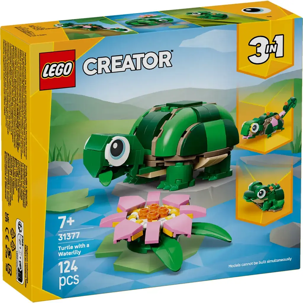 Lego Creator 3u1 Kornjača i cvet lokvanja 31377
