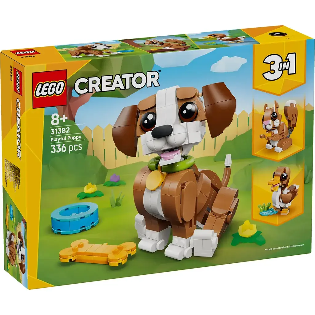 Lego Creator 3u1 Slatke životinje: Razigrano štene 31382
