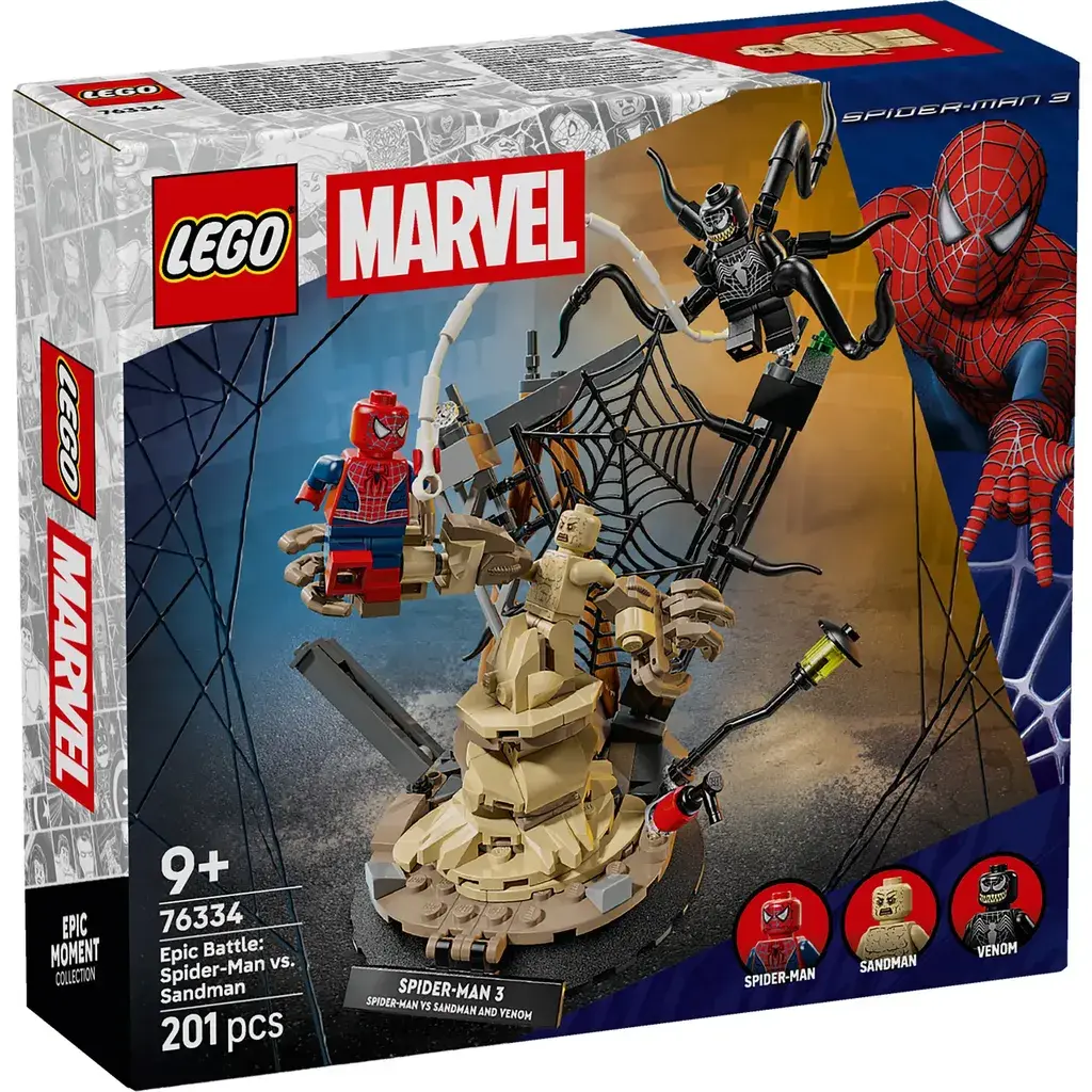 Lego Marvel Epska bitka: Spiderman protiv Sendmena i Venoma 76334