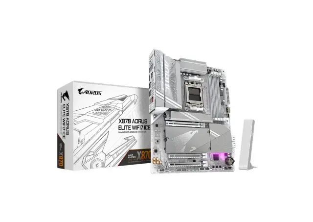 GIGABYTE X870 AORUS ELITE WIFI7 ICE 1.0 Matična ploča AM5 AMI UEFI AMD X870 ATX