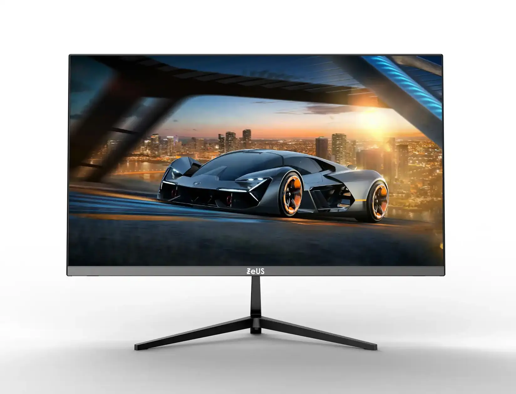 ZEUS Monitor 23.8 ZUS230IPS, 1920x1080, Full HD, IPS, 5ms, 75Hz, HDMI, VGA, Frameless, Crni
