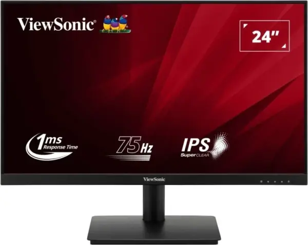 VIEWSONIC Monitor 24 VA240-H-2, 1920x1080, Full HD, IPS, 1ms, 75Hz, VGA, HDMI, Crni