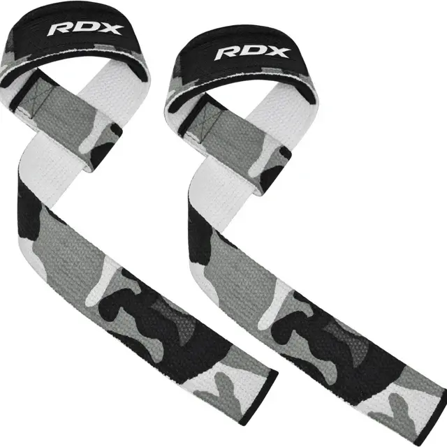 RDX Sports Gurtne za dizanje tegova Plus, Sivo-camo