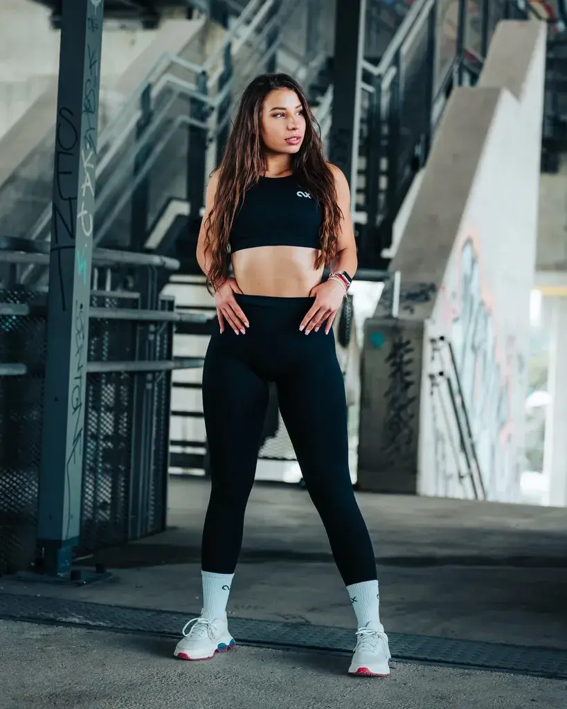 Avenox Ženske helanke Traffic Seamless, Crne