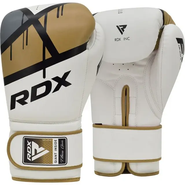 RDX Sports Bokserske rukavice BGR-F7, Belo-zlatne boje