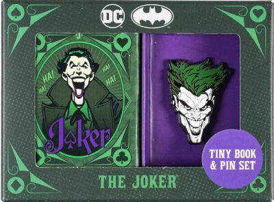 DC Comics: The Joker Tiny Book and Pin Set