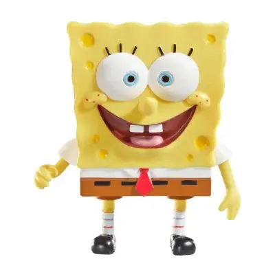 The Noble Collection Kolekcionarska figurica Bendyfig, Sponge Bob, Bendable, 12 cm