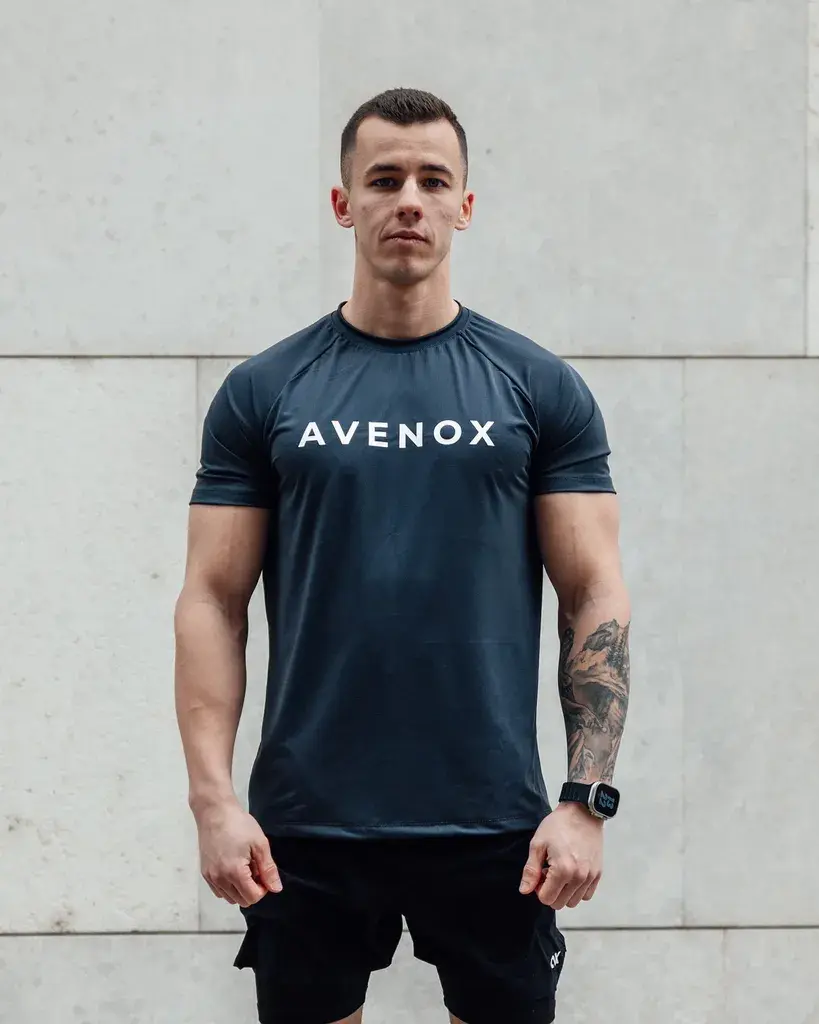 Avenox Muška majica Signature Performance, Kratki rukav, Tamnosiva