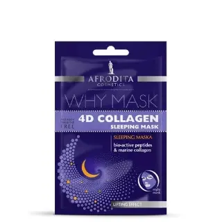 Afrodita Maska za lice 4D Collagen, 2x6ml