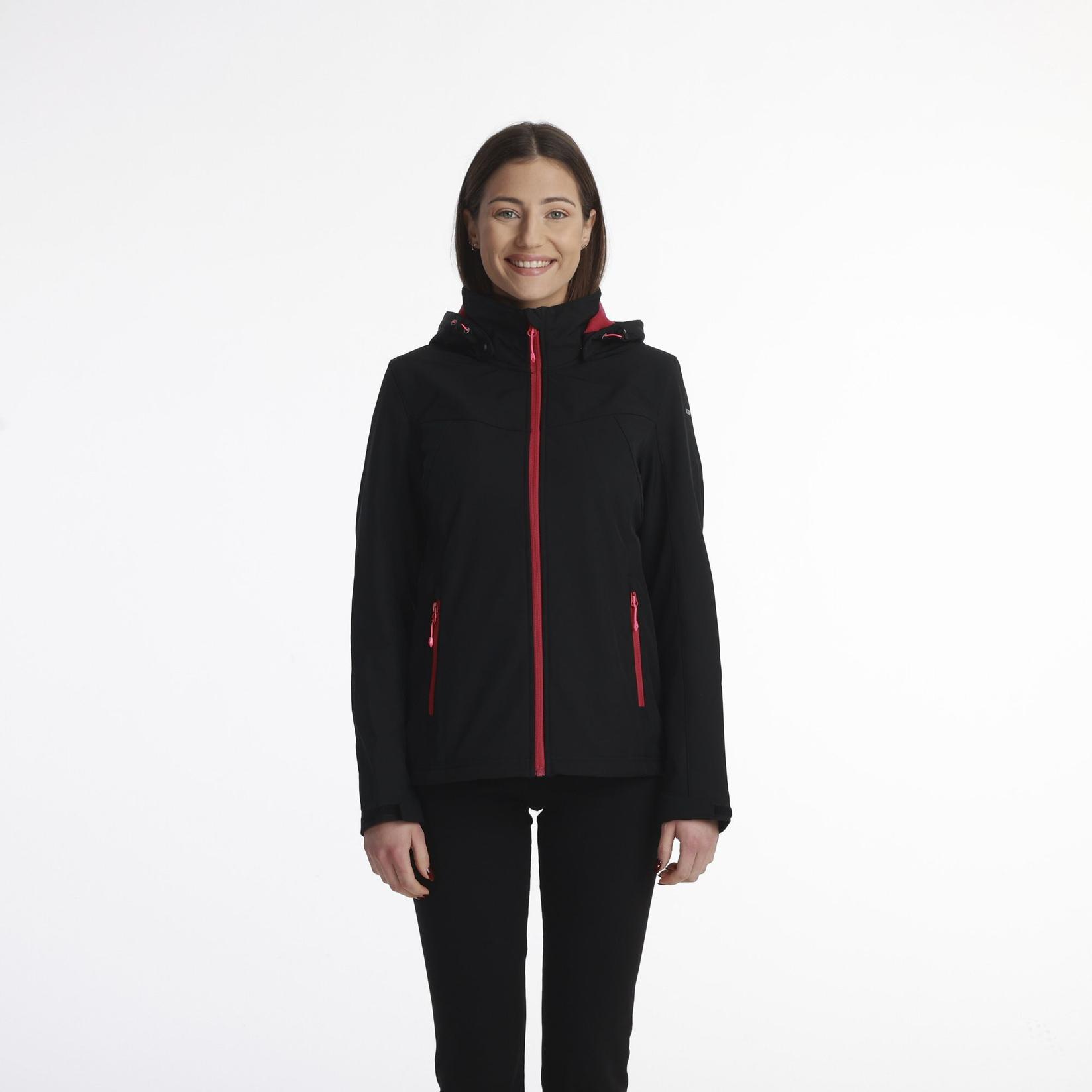 Icepeak Ženska jakna za planinarenje Brenham, Crna