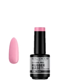 Elixir Baza za gel lak Semi Rubber Base 338 Cover, 15ml