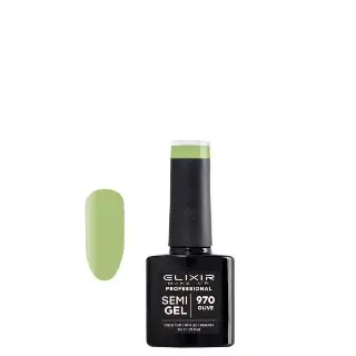 Elixir Gel lak za nokte 970 Olive, 8ml, Svetlozeleni