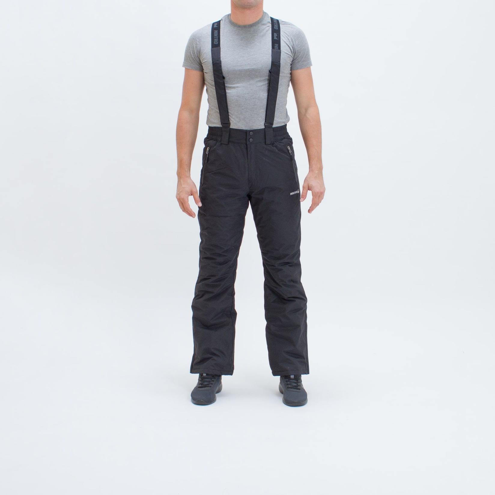 Wintro Muške ski pantalone Brent M, Crne