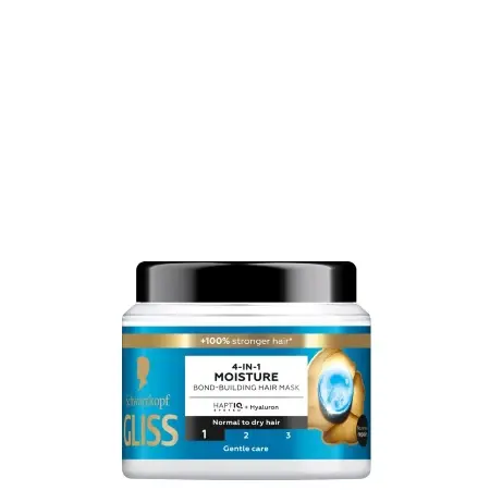 Schwarzkopf Maska za kosu Gliss Moisture 4u1, 400ml