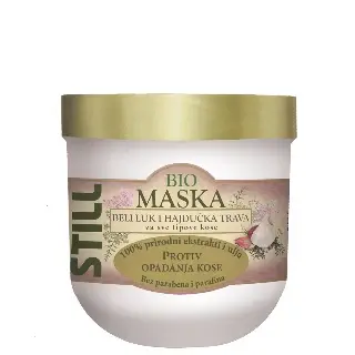 Still Maska za kosu sa belim lukom i hajdučkom travom Bio, 500ml