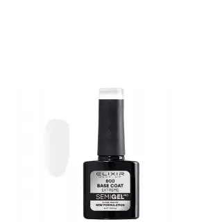 Elixir Baza za nokte Semi Base Coat 800 Extreme, 8ml