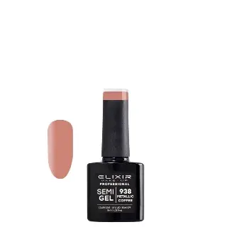 Elixir Gel lak za nokte 938 Metallic Copper, 8ml, Bež