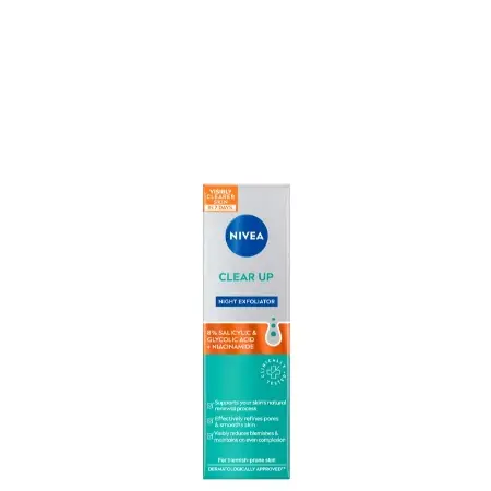 Nivea Piling za lice Derma Skin Clear Gel Eksfoliator, 40ml