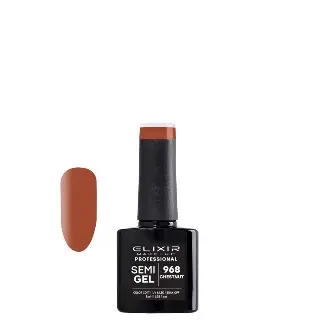 Elixir Gel lak za nokte 968 Chestnut, 8ml, Smeđi