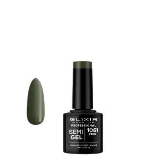 Elixir Gel lak za nokte 1051 Fern, 8ml, Maslinasti
