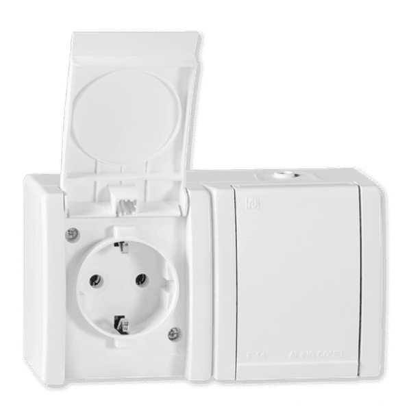 Aling conel OG šuko utičnica 242.00, Dvopolna, Dupla