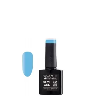 Elixir Gel lak za nokte 851 Bondi Blue, 8ml, Svetloplavi