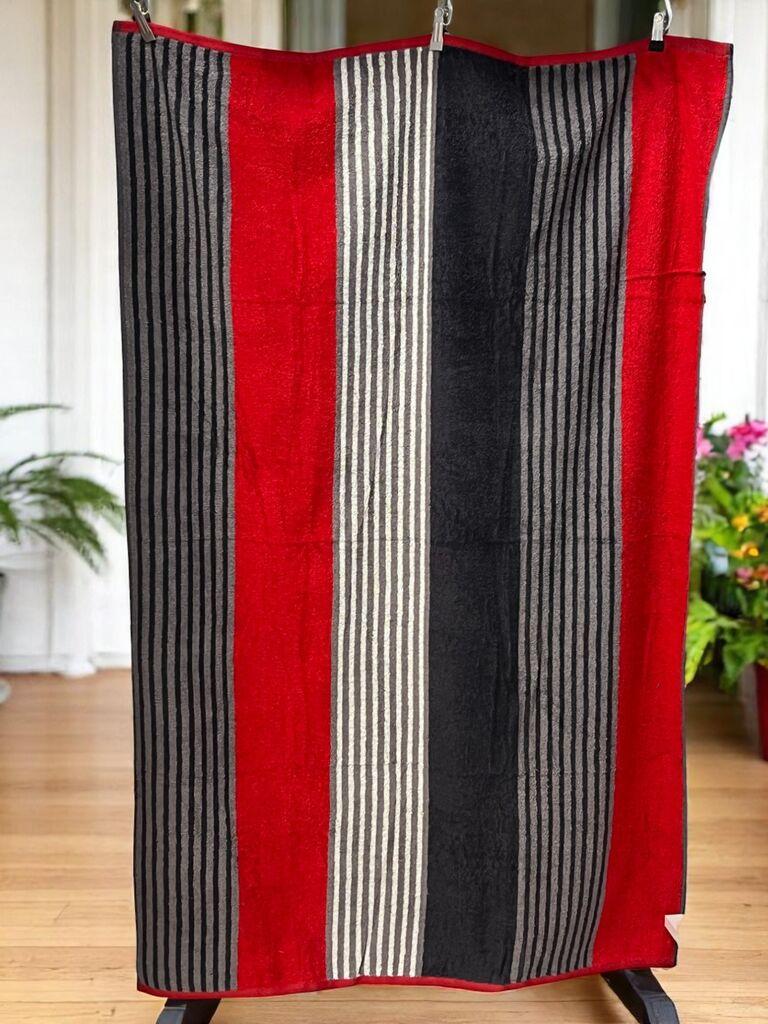 Viktorija Plažni peškir Elegant Red, 150x100cm, Šareni