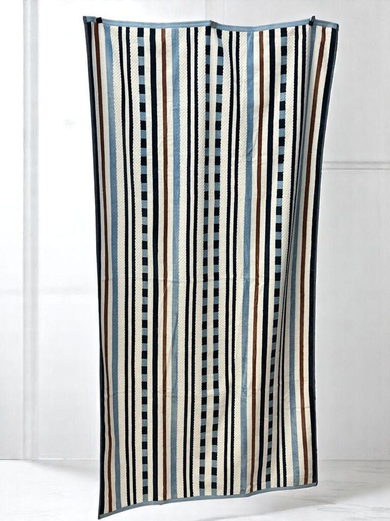 Viktorija Plažni peškir Retro Stripe, 86x162cm, Šareni