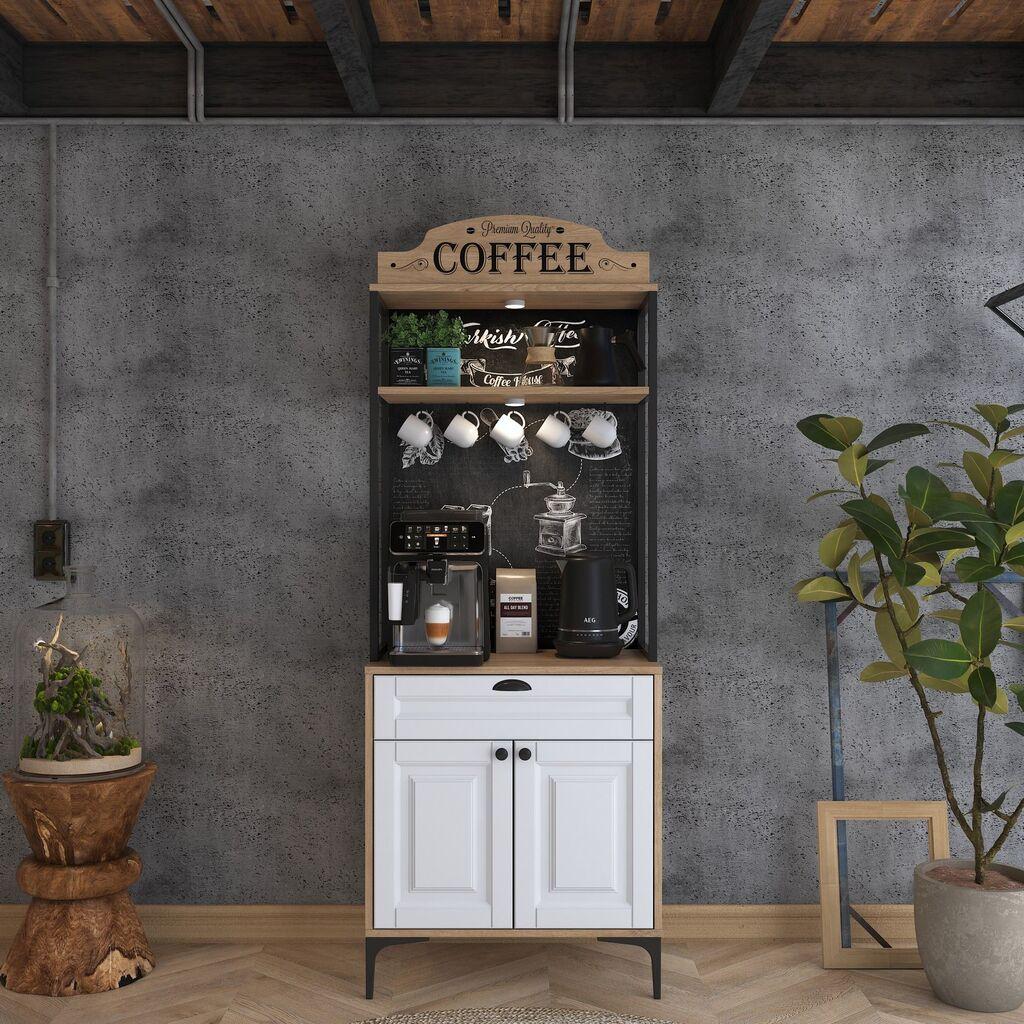 Hanah Home Višenamenska komoda JE157-3123, 70 x186.4 x40 cm, Orah