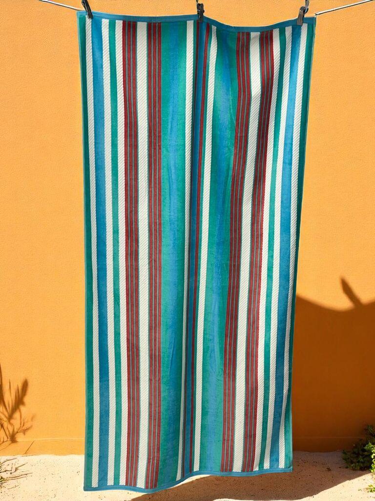 Viktorija Plažni peškir Zakard, 8x170cm, Šareni
